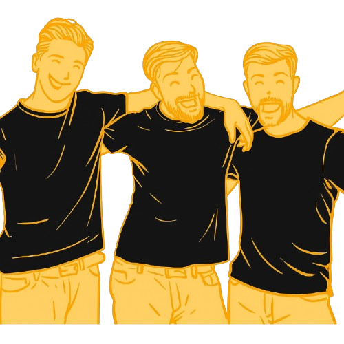 Three friends - Founders of Campinground